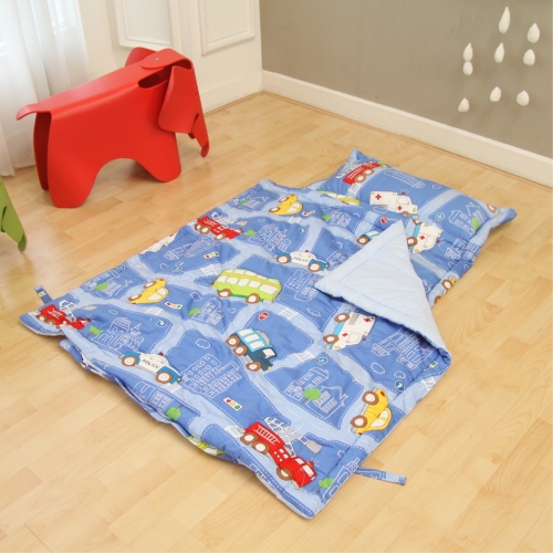 일체형 낮잠이불 자동차(코발트)