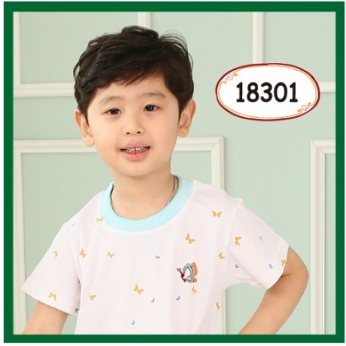 [어린이날] 국산 나비 반팔티 어린이집 유치원 티셔츠