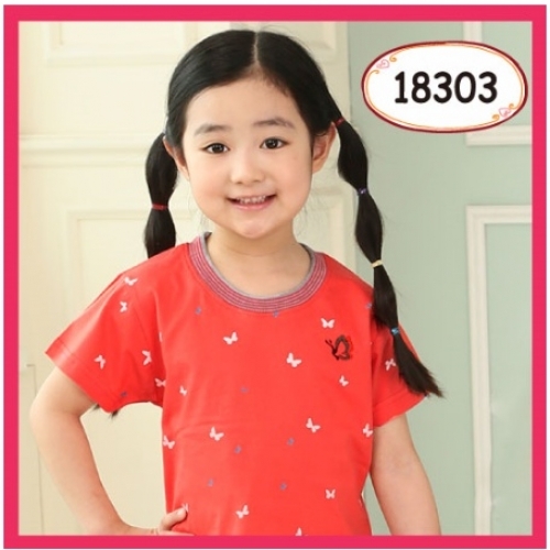 [어린이날] 국산 나비 반팔티 어린이집 유치원 티셔츠