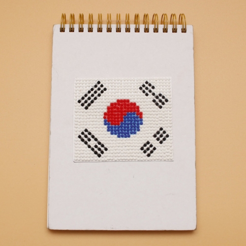 태극기 보석 십자수