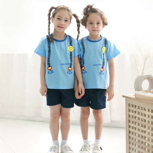 [미래아이] 스마일멜빵 하복 활동복(색상선택)