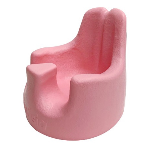 쿠션 아기의자-베이비핑크