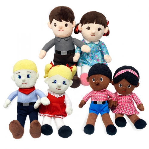 티거 다문화인형세트 6종