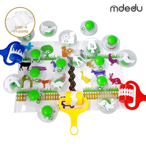 edx 농장스탬프 18종+배경롤러 3종(패드1개 추가증정-종류랜덤)