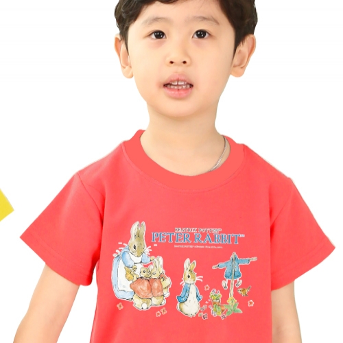 [어린이날선물] 피터래빗 반팔티 패밀리 티셔츠 어린이집 유치원
