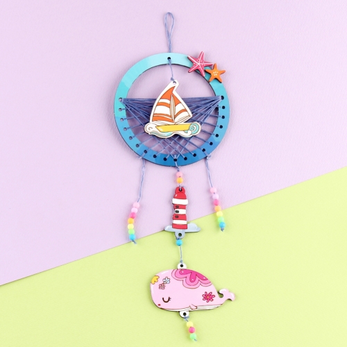 메이크문구 W011 쥬얼리드림캐쳐만들기 고래