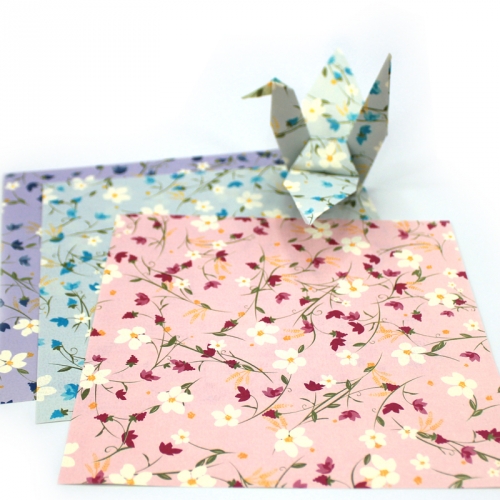 [쫑이닷컴]단면색종이_꽃넝쿨