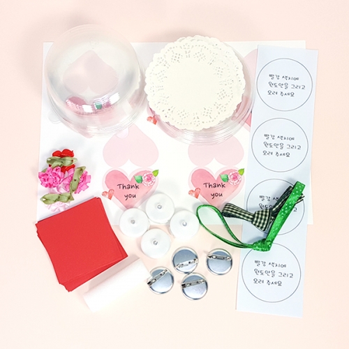 [탑키드] 만들기 카네이션 감사 조명등 (4인용)