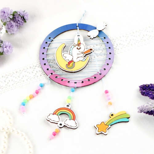 메이크문구 W012 쥬얼리드림캐쳐만들기 유니콘