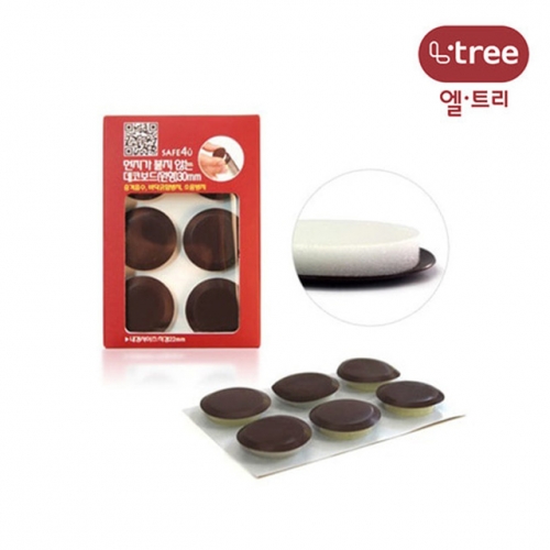 [생활안전용품]먼지가 붙지않는 불소수지 데코보드 원형(30mm)