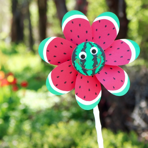 메이크문구 DIY614 수박바람개비만들기