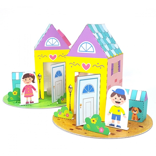 [탑키드] LED 종이집 만들기 (4인용)