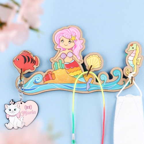 메이크문구 W015 입체걸이만들기 인어공주