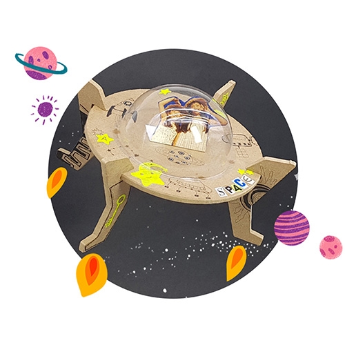 [만꾸] 우주과학 날아라 우주선(5인용)