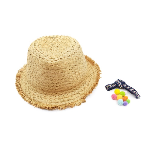 [만꾸] 밀짚 페도라 꾸미기(1인용)