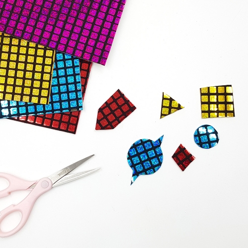 [만꾸] 스파클링 타일 EVA 스티커 (6장)