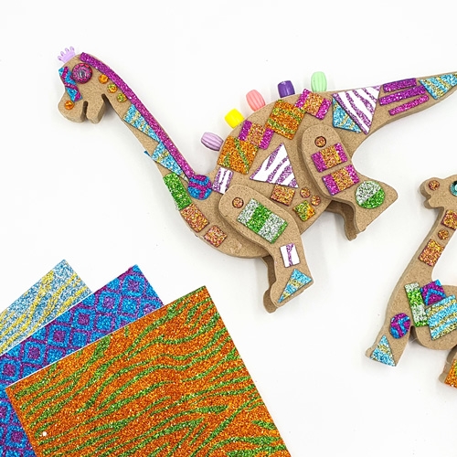 [만꾸] 키라키라 반짝이 EVA 스티커(6장)