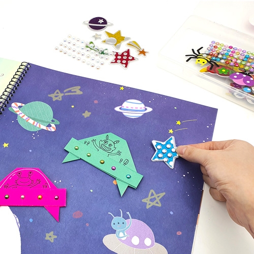 종이접기 책 색종이 미술관 [여름 세트] 1단계 / 전용재료 포함