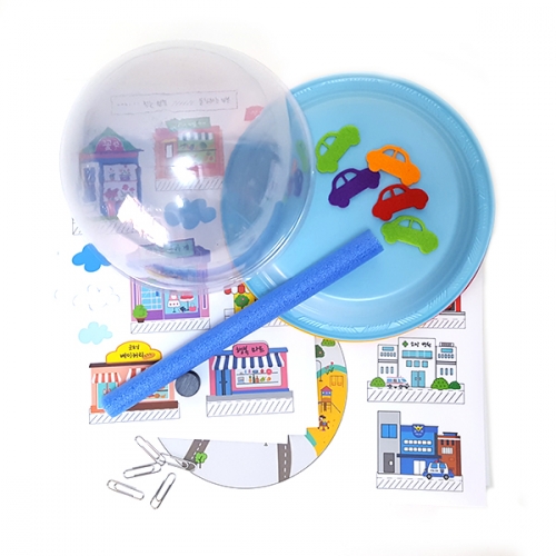 [탑키드] 만들기 자석으로 움직이는 우리동네 (5인용)