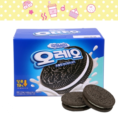 오레오 초콜릿 샌드위치 마일드 스위트 1,2kg 개별포장 샌드 할로윈 크리스마스 선물 어린이집 유치원