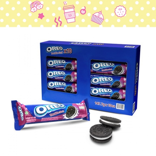 오레오 더블스터프 10봉 1477g 샌드위치 쿠키 개별포장 샌드 크리스마스 선물 어린이집 유치원