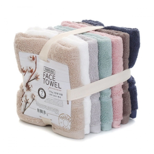 프리미엄 세면 타월 7매 양머리 만들기 목욕놀이