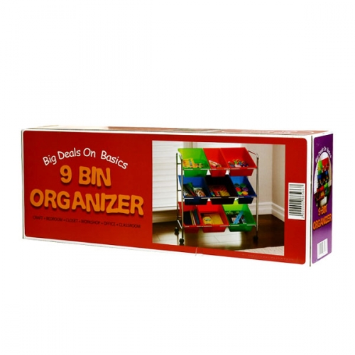 다용도 수납 이동식 트롤리 9칸 바퀴달린 정리함 수납장