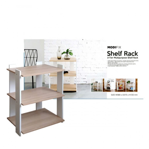 모디픽스 3단 다용도 랙 수납 선반 정리 진열대