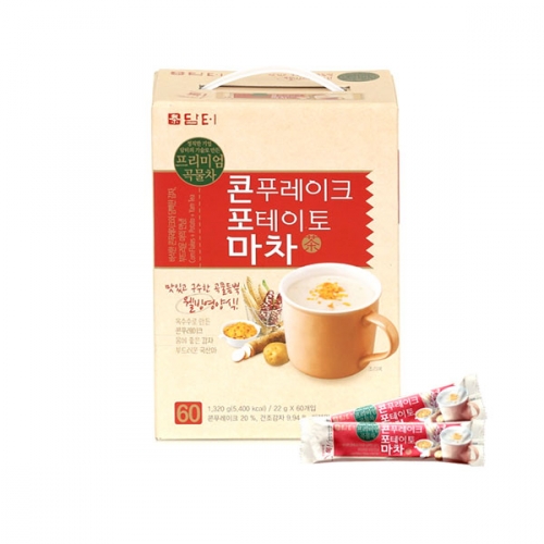담터 콘푸레이크 포테이토 마차 22g 60T 곡물 건강 웰빙 영양 차 사무실 탕비실
