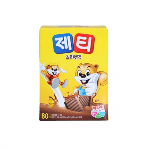동서 제티 초코 스틱 17g 80입 쵸코 코코아 핫초코 우유 어린이 간식