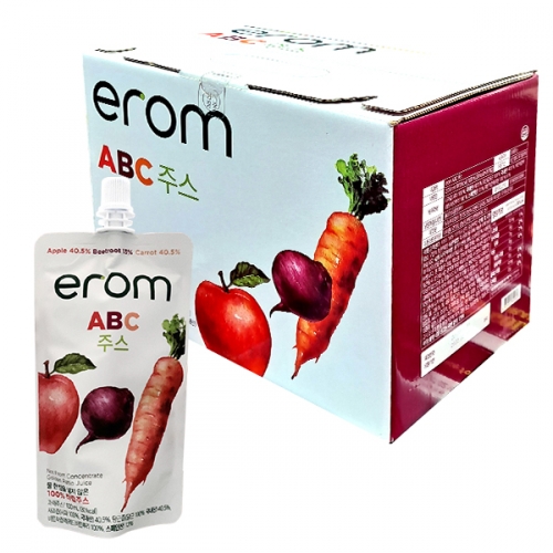 이롬 ABC 주스 100ml x 20개 100% 착즙 과채 해독 사과 비트 당근 쥬스