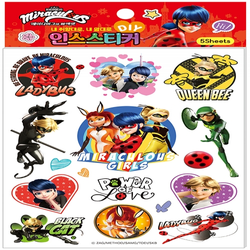 [아이누리] 레이디버그 시즌 3 DIY 인스스티커