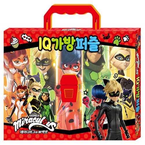 [아이누리] 미라큘러스 레이디버그와 블랙캣 IQ 가방퍼즐