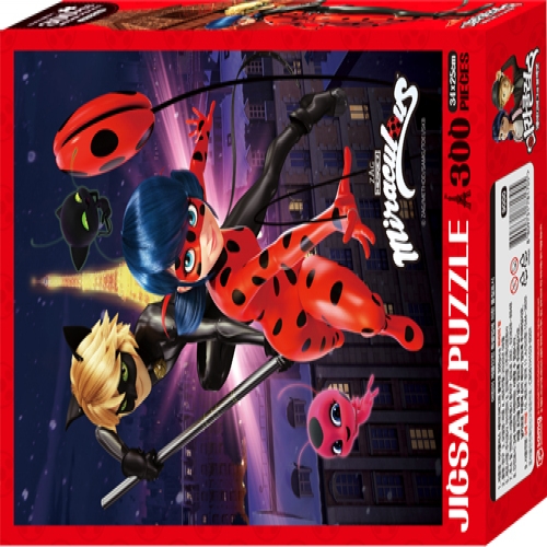 [아이누리] 미라큘러스 레이디버그와 블랙캣 직소퍼즐 300PCS : 파리의 밤