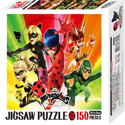 [아이누리] 미라큘러스 레이디버그와 블랙캣 직소퍼즐 150PCS : 슈퍼 히어로즈