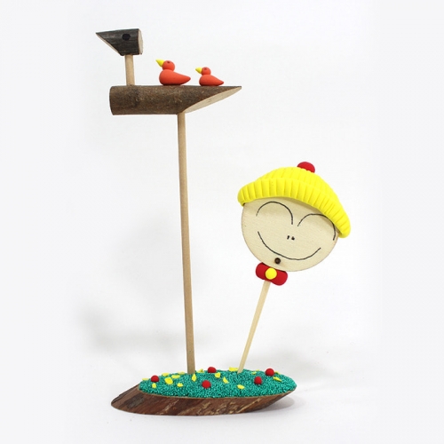 행운기원 솟대 만들기 재료 키트 세트 DIY