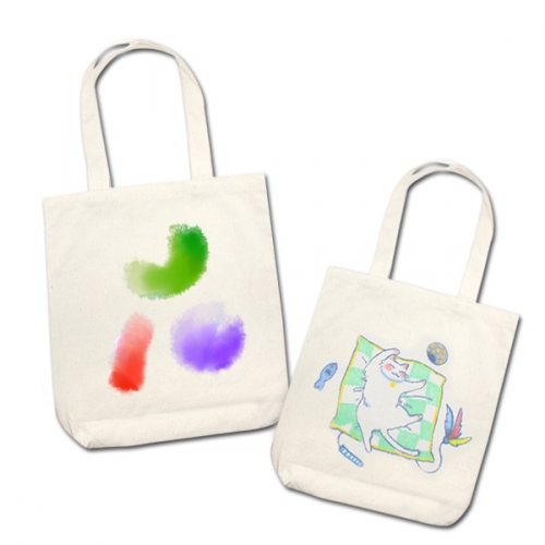 캔버스 무지 에코백(세로형)