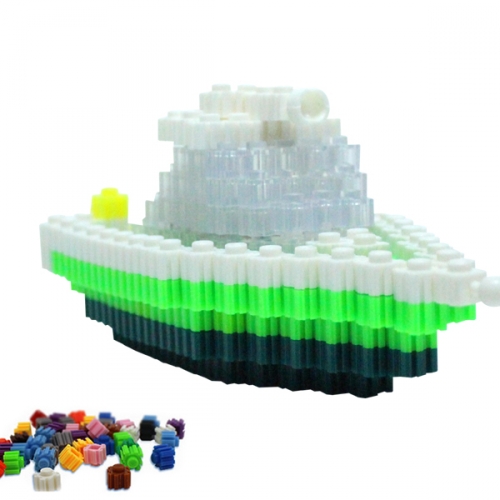 이지 툭툭블럭_배 (교통기관 8종 시리즈)