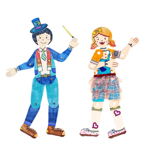 종이 관절 인형