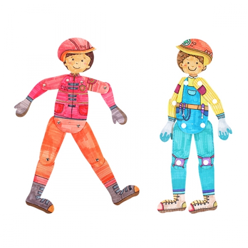 종이 관절 인형