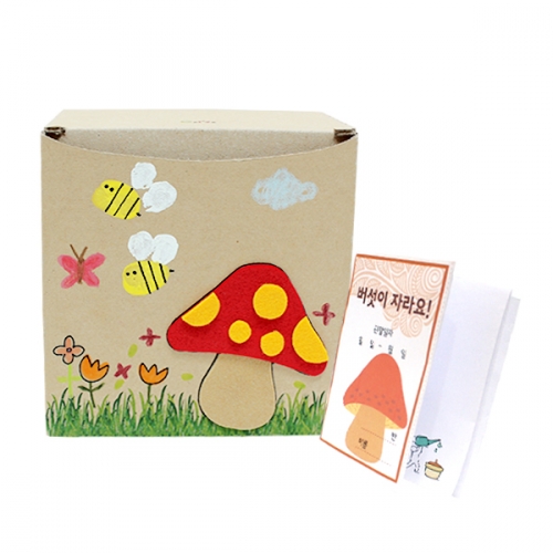 느타리 버섯 키우기_관찰일지/버섯 펠트지 포함