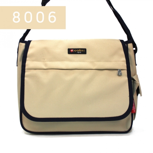 8006_베이지 크로스 가방 학원가방 교회학교 가방
