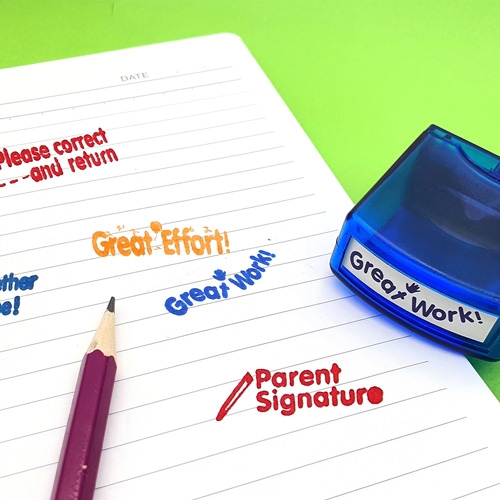 [만꾸] 영어 칭찬 스탬프세트(8종)/선생님 칭찬도장 확인도장