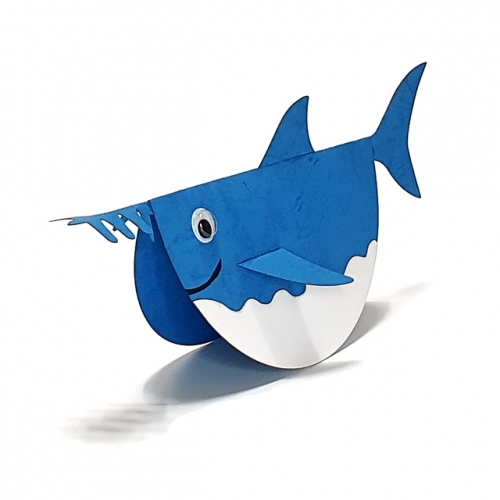 [키즈킹] 종이오뚝이 만들기/상어