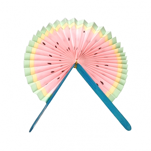 [키즈킹] 종이부채 만들기/수박