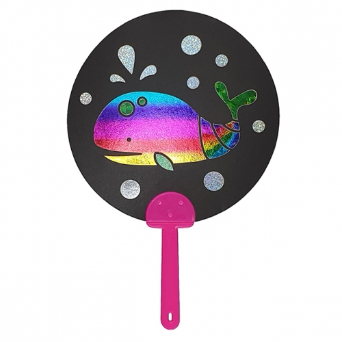 [키즈킹] 포일부채 만들기/여름