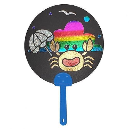 [키즈킹] 포일부채 만들기/여름