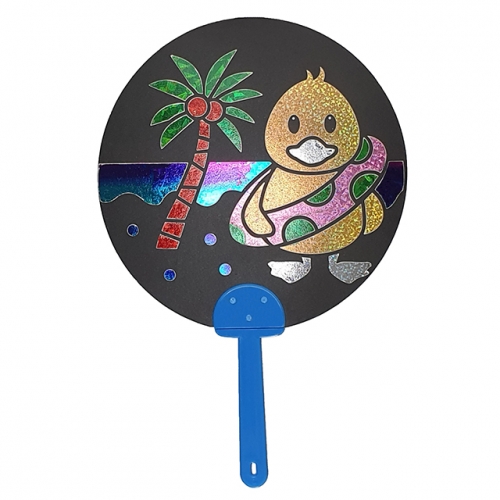 [키즈킹] 포일부채 만들기/여름