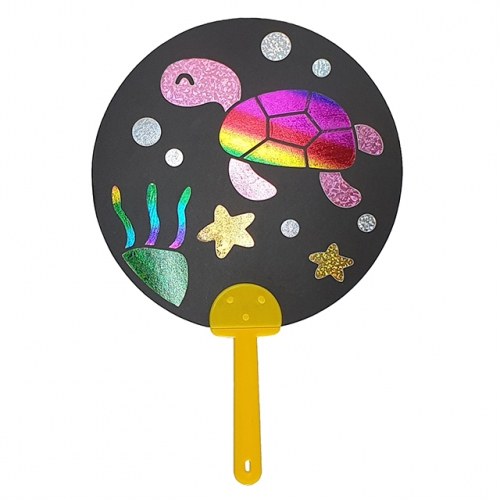 [키즈킹] 포일부채 만들기/여름