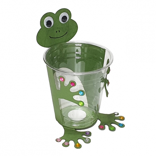 [키즈킹] 컵 연필꽂이 만들기/종이 개구리